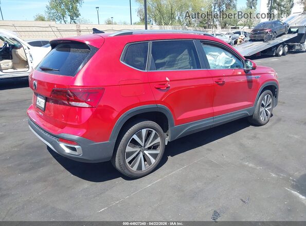 3VVEX7B2XRM056922 2024 VOLKSWAGEN TAOS Red Rear right