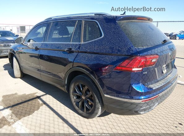 3VVMB7AX6RM038053 2024 VOLKSWAGEN TIGUAN Dark Blue Задняя левая четверть