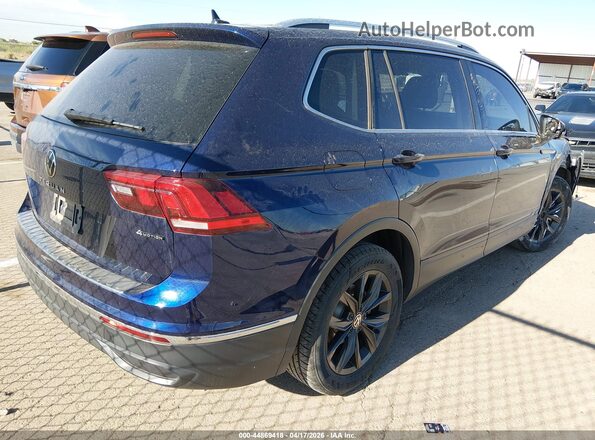 3VVMB7AX6RM038053 2024 VOLKSWAGEN TIGUAN Dark Blue Задняя правая четверть