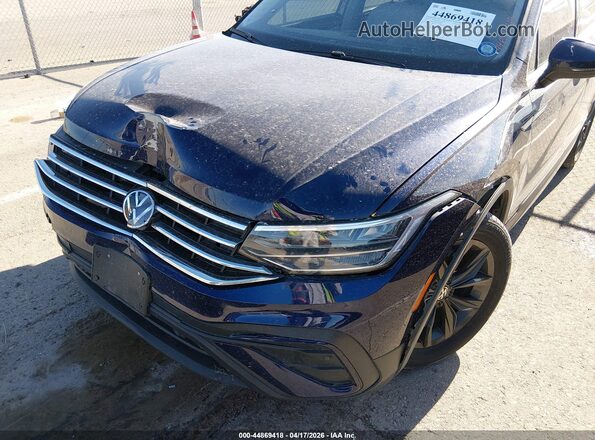3VVMB7AX6RM038053 2024 VOLKSWAGEN TIGUAN Dark Blue Вид спереди