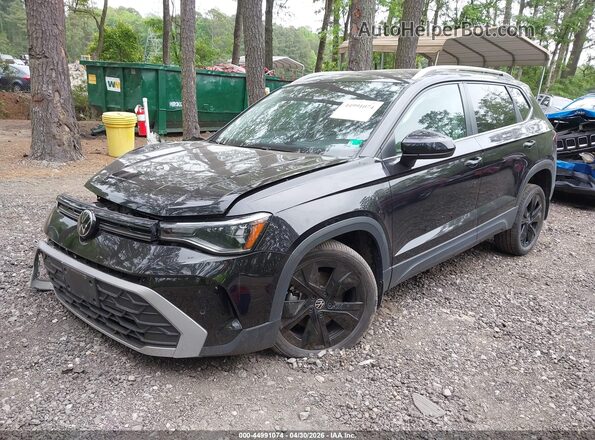 3VVSC7B23SM015875 2025 VOLKSWAGEN TAOS Черный Передняя левая четверть