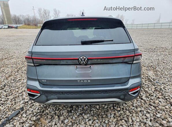 3VVSC7B2XSM007398 2025 VOLKSWAGEN TAOS Gray Вид ззаду