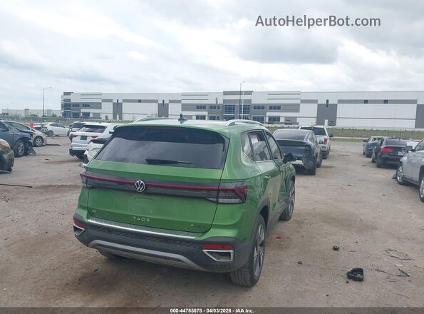 3VVVC7B23SM076303 2025 VOLKSWAGEN TAOS Green Задня права чверть