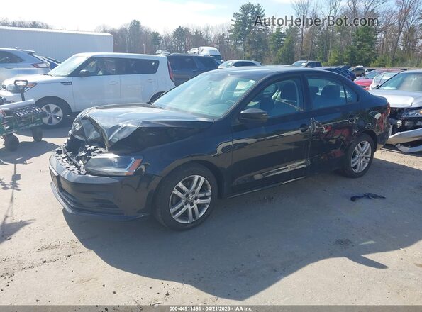 3VW2B7AJ3JM208713 2018 VOLKSWAGEN JETTA Black Vista tres cuartos delantera izquierda