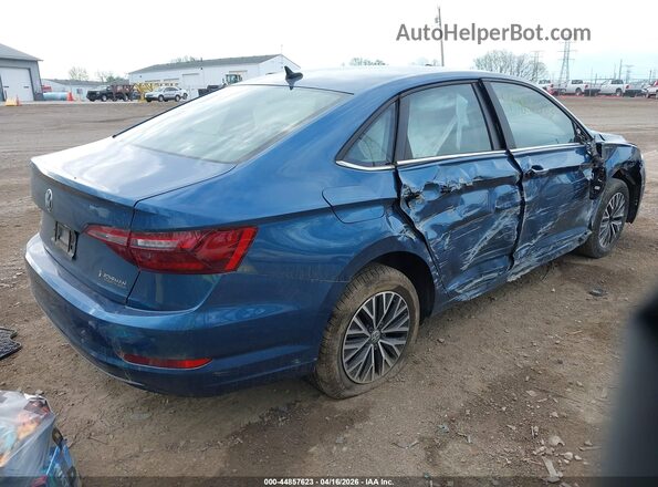 3VWC57BU3MM010190 2021 VOLKSWAGEN JETTA Синий Задняя правая четверть