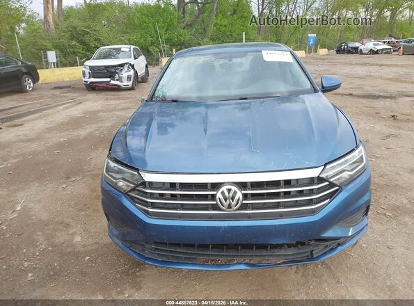 3VWC57BU3MM010190 2021 VOLKSWAGEN JETTA Синий Вид щитка приборов