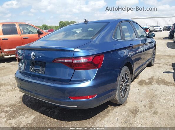 3VWC57BU6MM004450 2021 VOLKSWAGEN JETTA Blue Trasero derecho