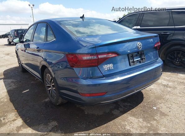 3VWC57BU6MM004450 2021 VOLKSWAGEN JETTA Blue Trasero izquierdo