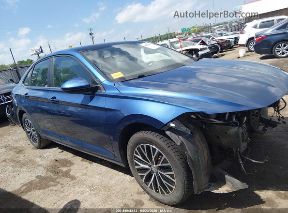 3VWC57BU6MM004450 2021 VOLKSWAGEN JETTA Blue Vista interior de 360 grados
