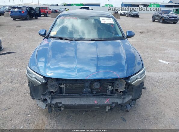 3VWC57BU6MM044995 2021 VOLKSWAGEN JETTA Blue უკანა სალონის ხედი