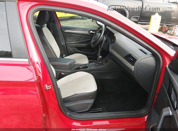 3VWCB7BU0LM067194 2020 VOLKSWAGEN JETTA Red Widok wnętrza z przodu