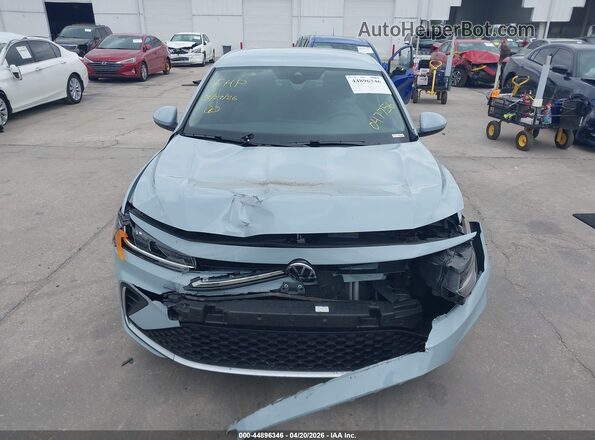 3VWEX7BU3SM047756 2025 VOLKSWAGEN JETTA Blue Սալոնի հետևի տեսք