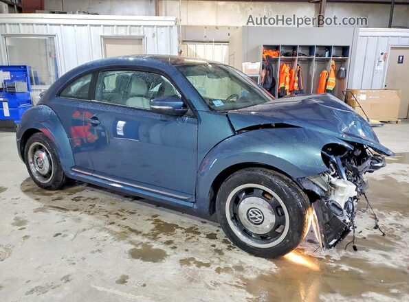 3VWFD7AT2JM705720 2018 VOLKSWAGEN BEETLE Blue Przód prawy