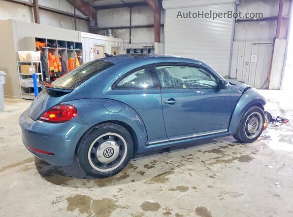 3VWFD7AT2JM705720 2018 VOLKSWAGEN BEETLE Blue Tył prawy