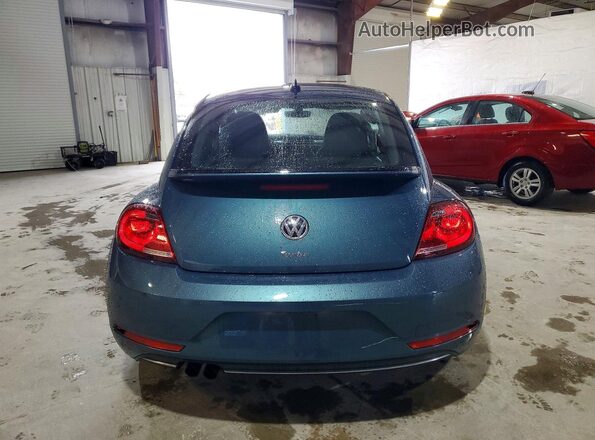 3VWFD7AT2JM705720 2018 VOLKSWAGEN BEETLE Blue Widok z tyłu