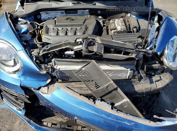 3VWFD7AT7KM711983 2019 VOLKSWAGEN BEETLE Blue 