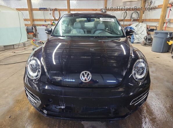 3VWFD7ATXJM706002 2018 VOLKSWAGEN BEETLE Black Front view