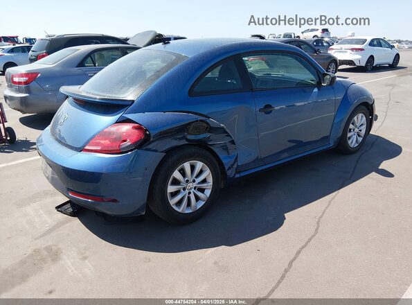 3VWFD7ATXJM716660 2018 VOLKSWAGEN BEETLE Blue Rear right