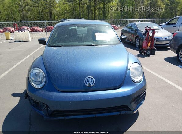 3VWFD7ATXJM716660 2018 VOLKSWAGEN BEETLE Blue Instrument cluster view