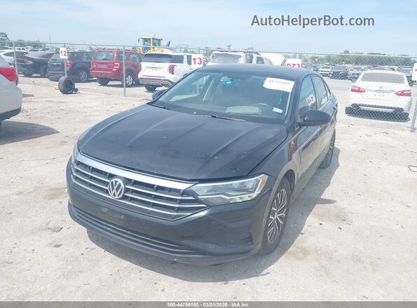 3VWN57BU3MM091880 2021 VOLKSWAGEN JETTA Черный Передняя левая четверть
