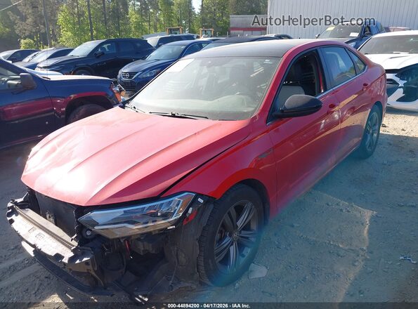 3VWN57BU6MM030636 2021 VOLKSWAGEN JETTA Red Передня ліва чверть