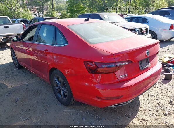 3VWN57BU6MM030636 2021 VOLKSWAGEN JETTA Red Задня ліва чверть