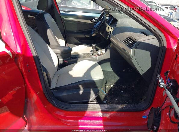 3VWN57BU6MM030636 2021 VOLKSWAGEN JETTA Red Вид салону спереду