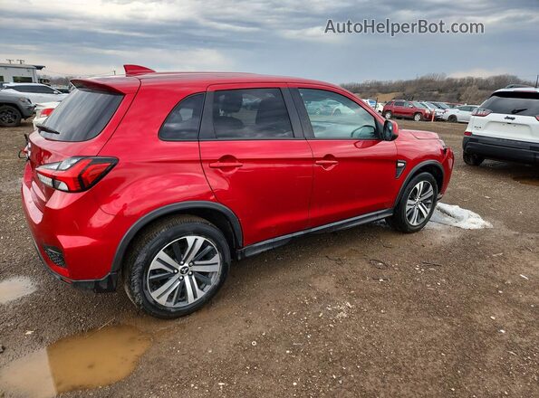 JA4APUAU3MU012967 2021 MITSUBISHI OUTLANDER Красный Передняя правая четверть