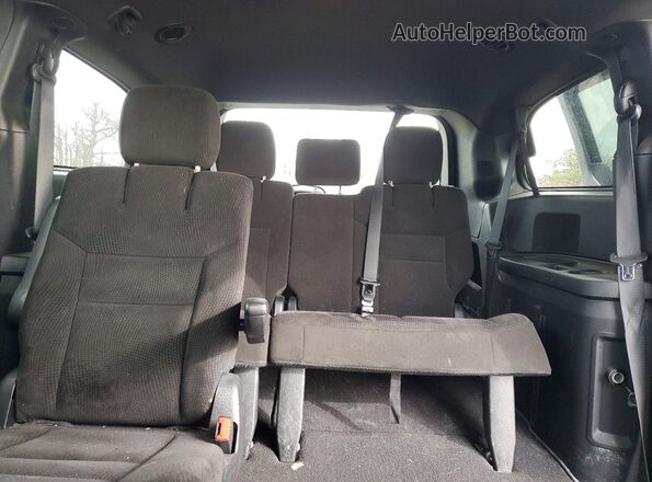 2C4RDGBGXGR316214 2016 DODGE CARAVAN Серебряный Вид задней части салона