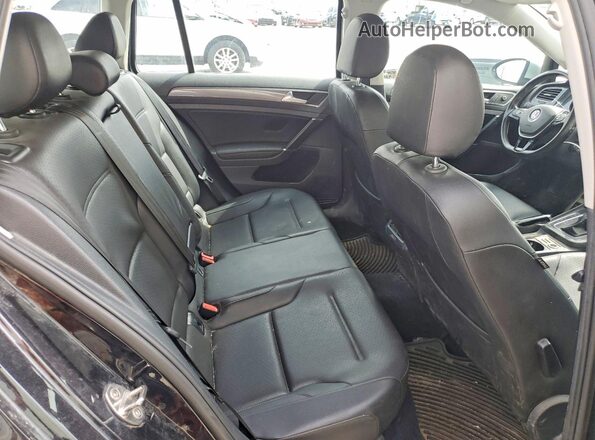 3VWH17AU3JM759439 2018 VOLKSWAGEN GOLF Black Vista de los asientos traseros