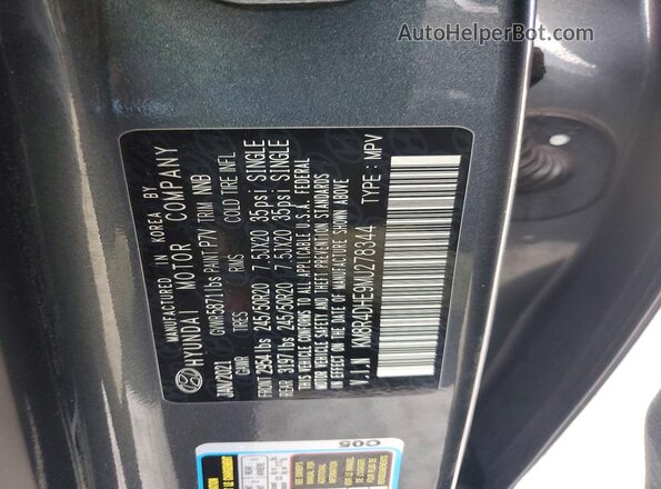 KM8R4DHE9MU278344 2021 HYUNDAI PALISADE Charcoal 