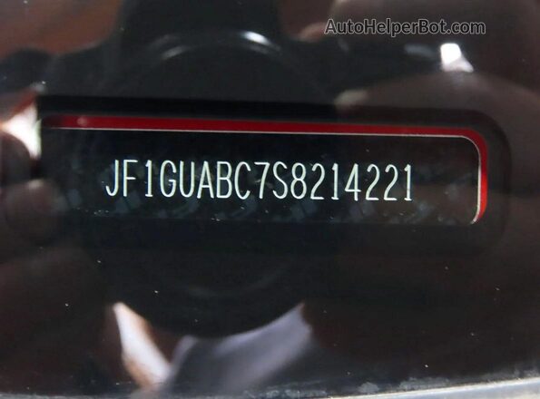 JF1GUABC7S8214221 2025 SUBARU IMPREZA Red Սալոնի հետևի տեսք