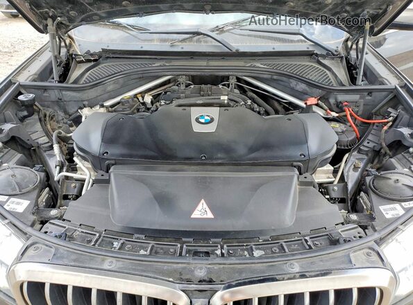 5UXKU6C57G0S82461 2016 BMW X6 Black Вид підкапотного простору