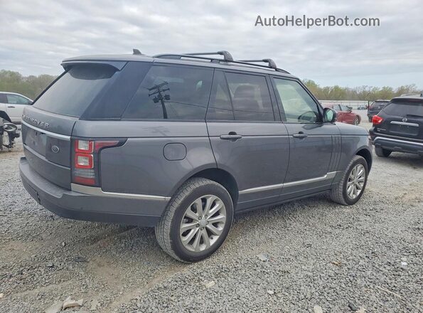 SALGS2KF8GA247088 2016 LAND ROVER RANGE ROVER Серый Передняя правая четверть