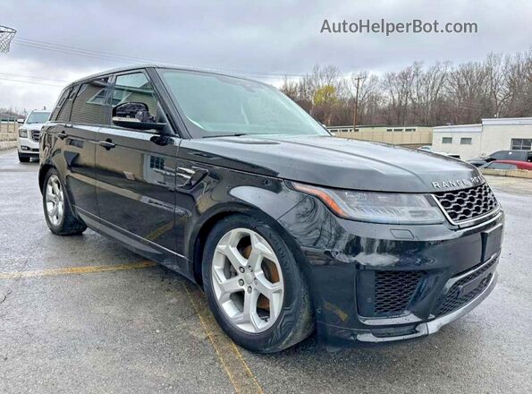 SALWR2RK2JA695716 2018 LAND ROVER RANGE ROVER Black წინა ხედი