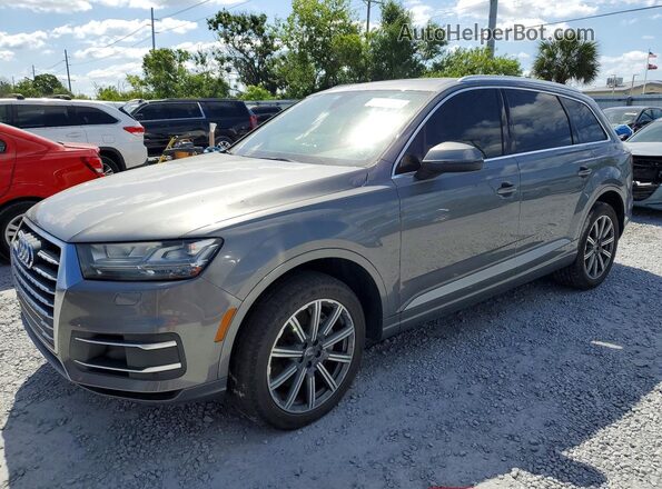 WA1LAAF7XHD033655 2017 AUDI Q7 Silver Задня ліва чверть