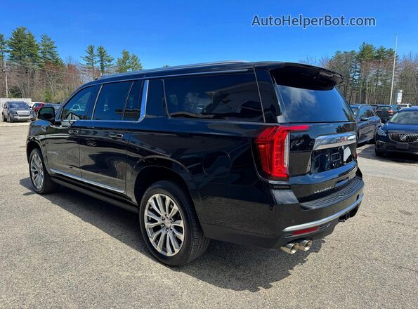 XXXXXXXXXXNY77231 2022 GMC YUKON Черный Передняя правая четверть