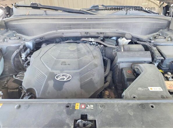 KM8R74HE0NU373805 2022 HYUNDAI PALISADE Gray Widok wnętrza z przodu