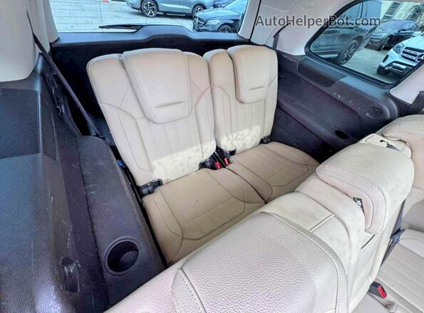 4JGDF6EE5JB124726 2018 MERCEDES-BENZ GLS Blue Rear seats view
