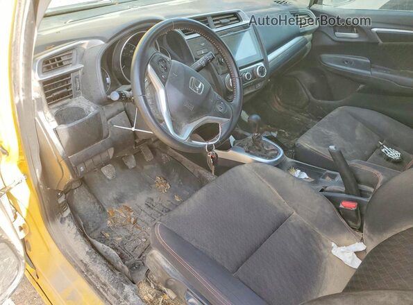 3HGGK5G64JM721003 2018 HONDA FIT Yellow Вид щитка приладів