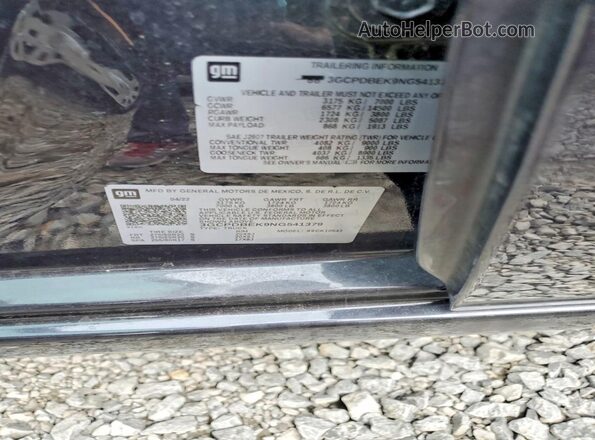 3GCPDBEK9NG541379 2022 CHEVROLET SILVERADO Синий Вид подкапотного пространства