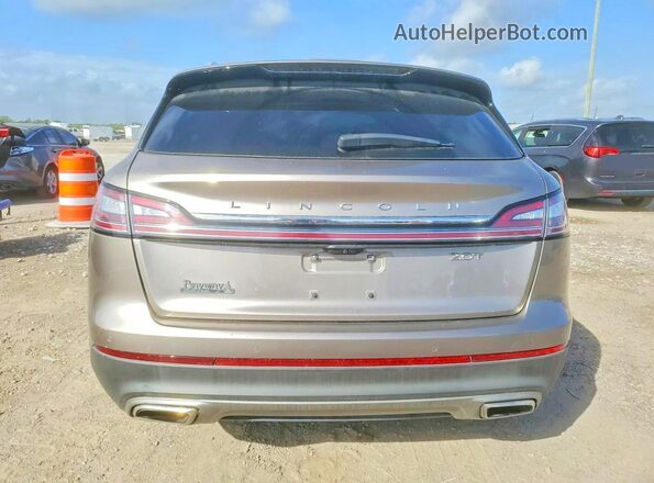 2LMPJ6K92KBL18911 2019 LINCOLN NAUTILUS Tan Սալոնի դիմացի տեսք