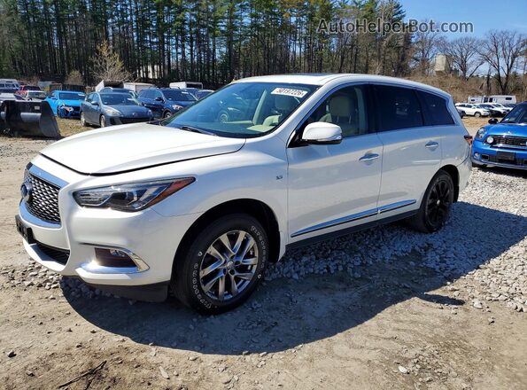 5N1DL0MM4HC554931 2017 INFINITI QX60 Белый Задняя левая четверть
