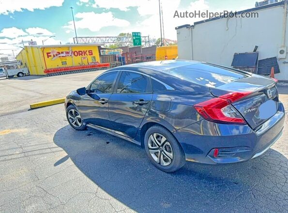 2HGFC2F64MH524053 2021 HONDA CIVIC Черный Передняя правая четверть