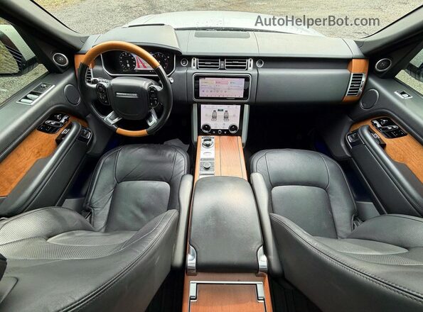 SALGS5RE9KA537606 2019 LAND ROVER RANGE White Vista de los asientos traseros