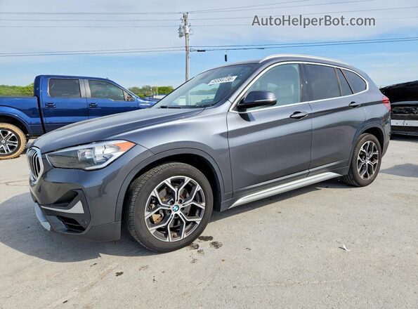 WBXJG9C02M5T03406 2021 BMW X1 Gray 