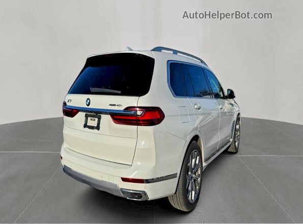 5UXCW2C05L9A03738 2020 BMW X7 Белый Передняя правая четверть