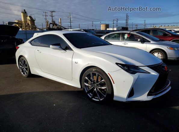 JTHGA5BC1M5011807 2021 LEXUS RC 300 White Вид спереду