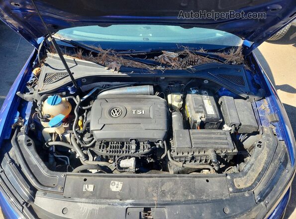 1VWDT7A37HC031165 2017 VOLKSWAGEN PASSAT Синий 