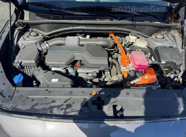 KM8S3DA10MU011900 2021 HYUNDAI SANTA FE Gray წინა პანელის ხედი